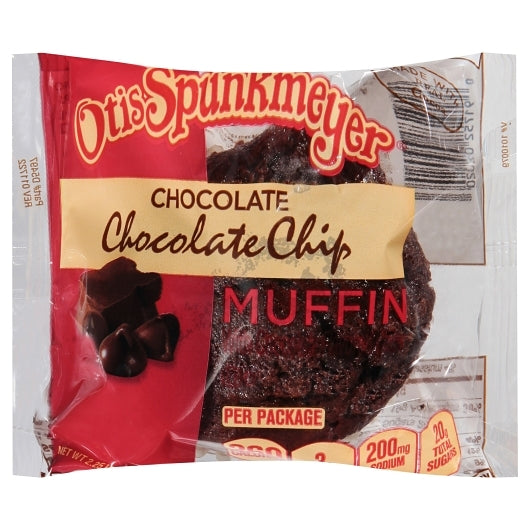 Otis Spunkmeyer Individually Wrapped Chocolate Chocolate Chip Mufin Tray Bulk Pack, 4 x 24 x 2.25 oz Case - DOT product image 8