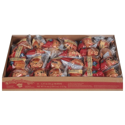 Otis Spunkmeyer Individually Wrapped Wild Blueberry Muffins, 4 x 24 x 2.25 oz Case - DOT product image 7