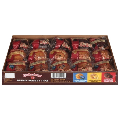 Otis Spunkmeyer Individually Wrapped Muffin Variety Pack: Banana Nut, Chocolate Chocolate Chip & Blueberry, 1 x 60 ct - DOT product image 7