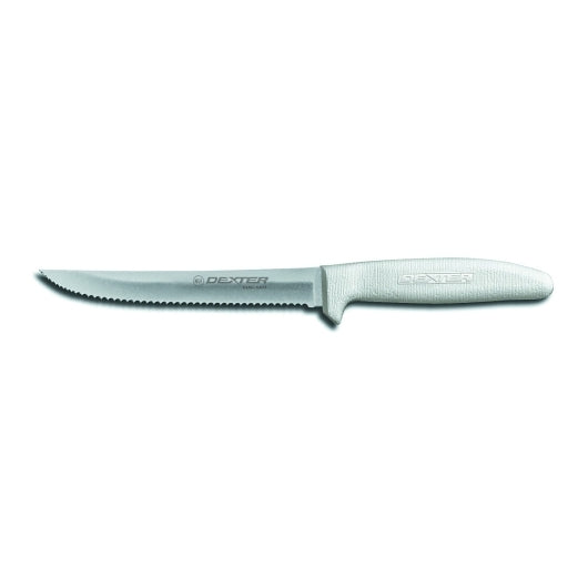 Dexter Sani-Safe 6 Inch Utility Scalloped Slicer, 1 x 1 each Case - Cutting Boards & Knives