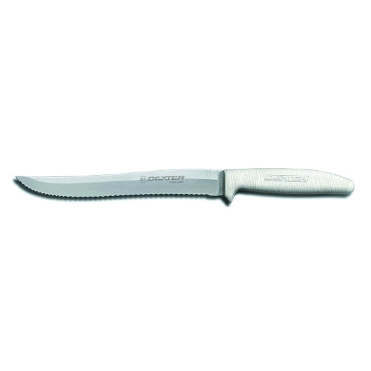 Dexter Sani-Safe 8 inch Scalloped Utility Slicer, 1 x 1 each Case - Cutting Boards & Knives