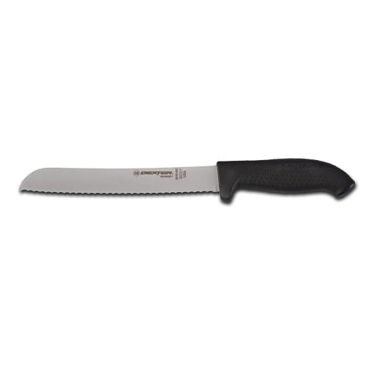 Dexter Softgrip 8 Inch Black Scalloped Bread Knife, 1 x 1 each Case - Cutting Boards & Knives