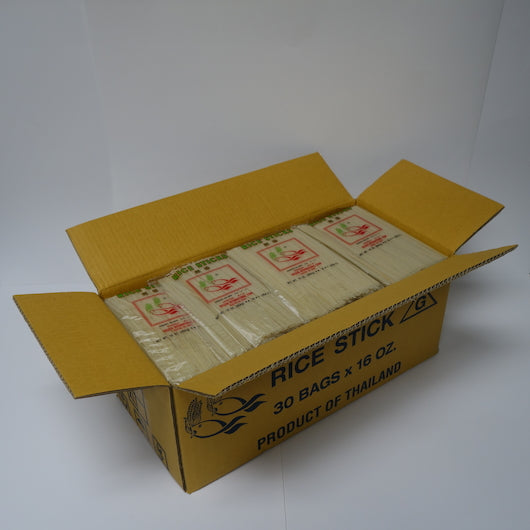 Wing Hing Rice 3Mm Cut Rice Sticks, 30 x 16 oz Case - GS1 open-case image