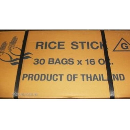 Wing Hing Rice 3Mm Cut Rice Sticks, 30 x 16 oz Case - Unclassified DOT image