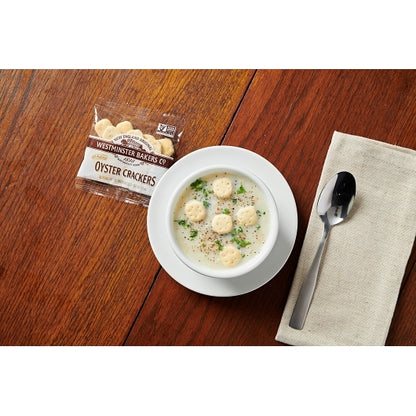 Westminster All Natural Oyster Cracker, Kosher, Single Serve, 150 x 0.5 oz Case - Alternate product angle or state