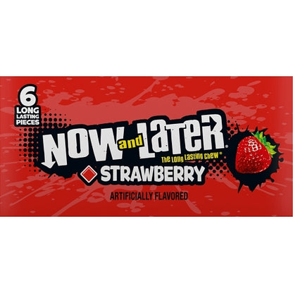 Now and Later Strawberry Chews, 12 x 0.93 oz Case - DOT product image 8