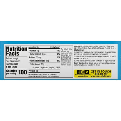 Now and Later Blue Raspberry Chews, 12 x 0.93 oz Case - DOT product image 6