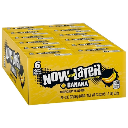 Now and Later Banana Chews, 12 x 0.93 oz Case - DOT product image 3