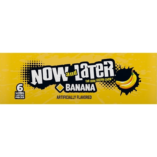 Now and Later Banana Chews, 12 x 0.93 oz Case - DOT product image 4