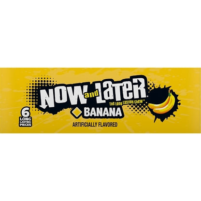 Now and Later Banana Chews, 12 x 0.93 oz Case - DOT product image 4