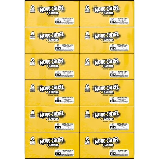 Now and Later Banana Chews, 12 x 0.93 oz Case - DOT product image 6
