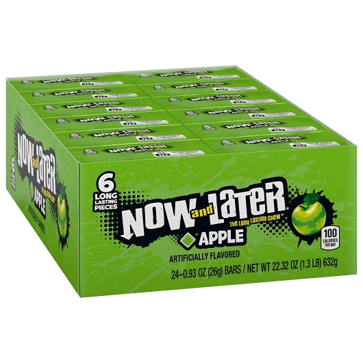 Now and Later Apple Chews, 12 x 0.93 oz Case - DOT product image 3