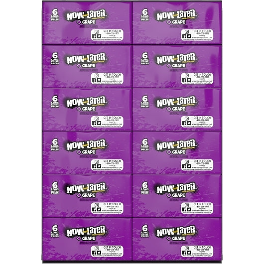 Now and Later Grape Chews, 12 x 0.93 oz Case - DOT product image 7