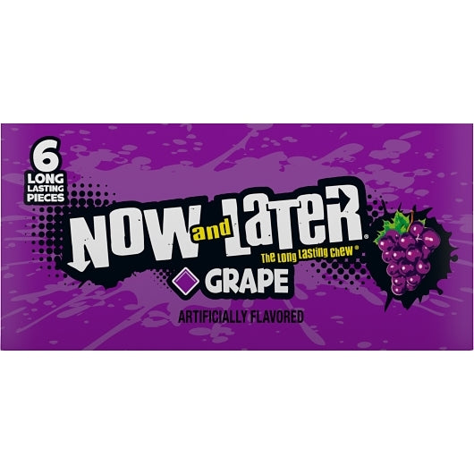 Now and Later Grape Chews, 12 x 0.93 oz Case - DOT product image 8