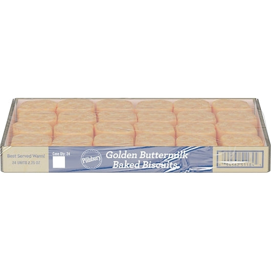 Pillsbury Golden Buttermilk Baked Biscuits, 5 x 54 oz Case - Bakery & Desserts