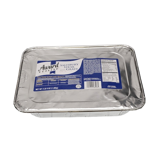 Award SALISBURY Steak, 4 x 69 oz Case - Prepared Foods