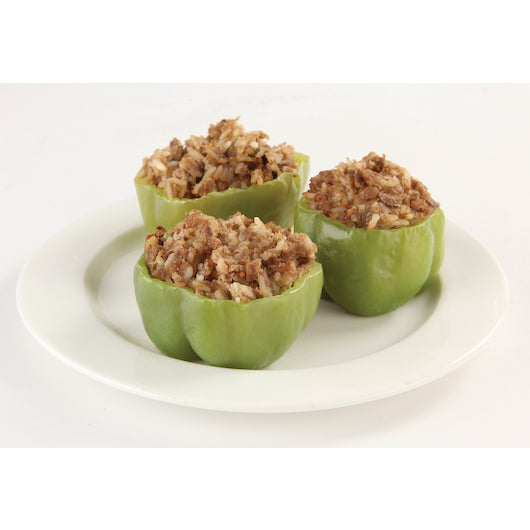 Award Stuffed Green Peppers with Beef, 4 x 54 oz Case - Prepared Foods