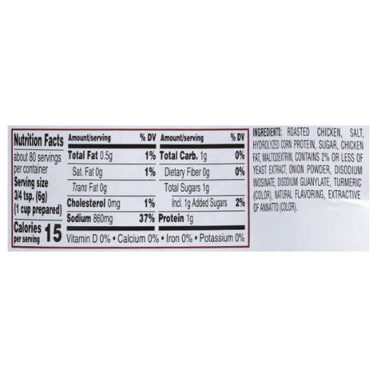 Custom Culinary No Chicken Base Paste, No MSG Added, Gluten Free, 6 x 1 lb Case - DOT product image 6