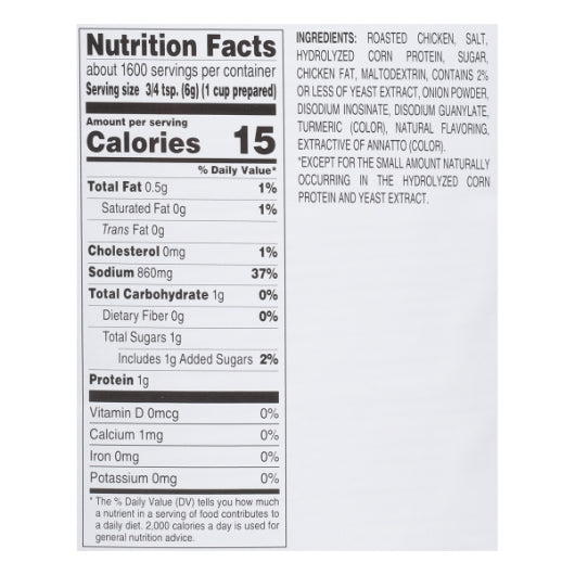 Chicken Base No Chicken Base Paste, No MSG Added, Gluten Free, 1 x 20 lb Case - DOT product image 5