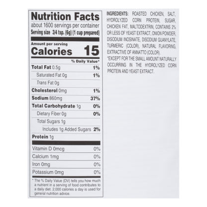 Chicken Base No Chicken Base Paste, No MSG Added, Gluten Free, 1 x 20 lb Case - DOT product image 5