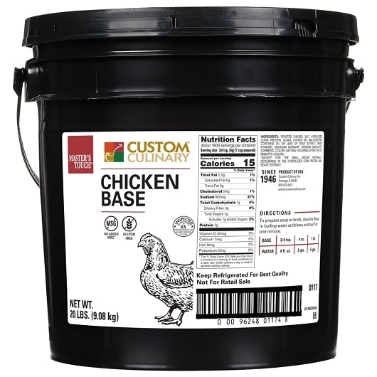 Chicken Base No Chicken Base Paste, No MSG Added, Gluten Free, 1 x 20 lb Case - DOT product image 4