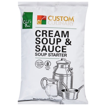 Custom Culinary Instant Cream Soup Base, 6 x 20 oz Case - Prepared Foods
