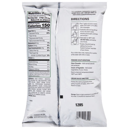 Custom Culinary Instant Cream Soup Base, 6 x 20 oz Case - DOT product image 7