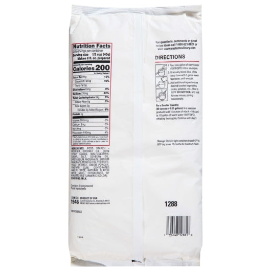 Custom Culinary Masters Cream Soup Base, 6 x 28 oz Case - DOT product image 7