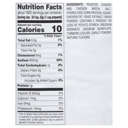 Gold Label Chicken Base, 1 x 20 lb Case - DOT product image 6