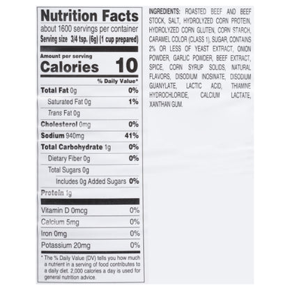 Gold Label Beef Base, 1 x 20 lb Case - DOT product image 5