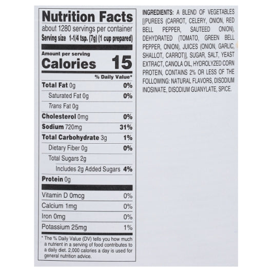 Gold Label Savory Roasted Vegetables Base, Vegan, 1 x 20 lb Case - DOT product image 5