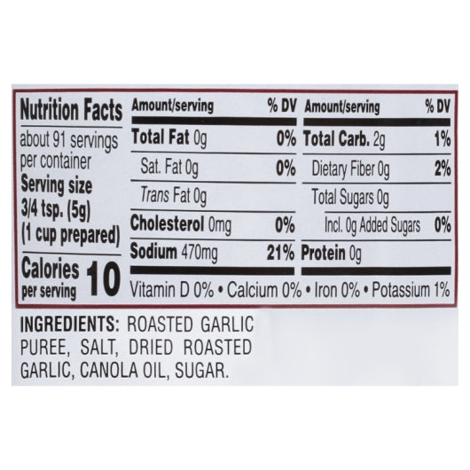 Custom Culinary Gold Roasted Garlic Flavor Concentrate, Gluten Free, Vegan, 6 x 1 lb Case - DOT product image 6