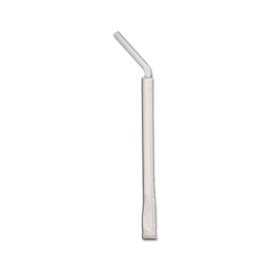 D & W 7.75 Flex Individually Wrapped White Straw, 4 x 400 x 400 each Case - DOT product image 2