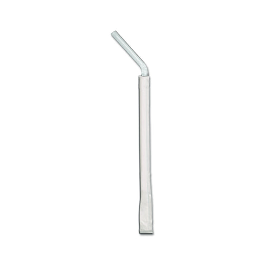D & W 7.75 Flex Individually Wrapped White Straw, 4 x 400 x 400 each Case - DOT product image 5