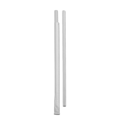D & W 7.75 Inch Jumbo Individually Wrapped Translucent Straw, 10 x 500 x 500 each Case - DOT product image 2