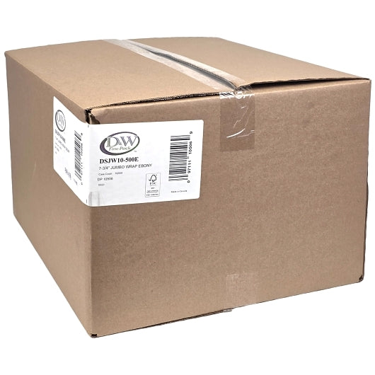 Sndwch Foam H/L 7.75 Inch Jumbo Individually Wrapped Ebony Black Straw, 10 x 500 x 500 each Case - DOT product image 3
