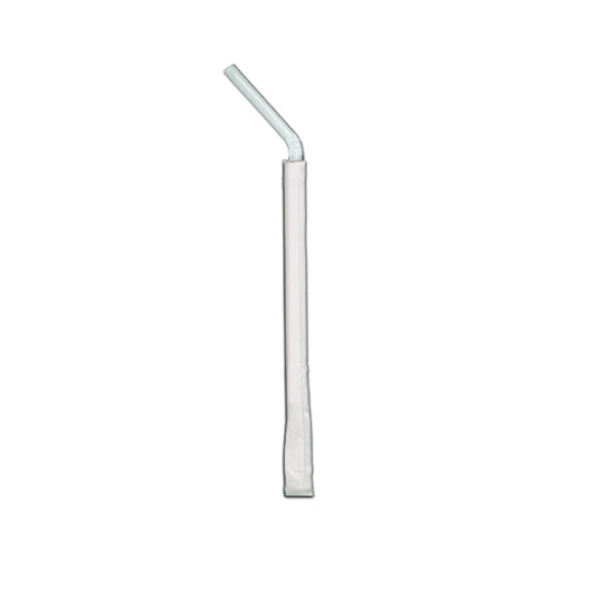 D & W 7.75 Inch Wrapped White Flex Straw, 25 x 400 x 400 each Case - DOT product image 2