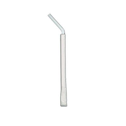 D & W 7.75 Inch Wrapped White Flex Straw, 25 x 400 x 400 each Case - DOT product image 2