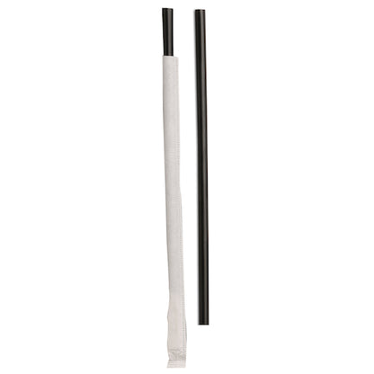 D & W 8.5 Inch Giant Individually Wrapped Ebony Black Straw, 24 x 300 x 300 each Case - DOT product image 5