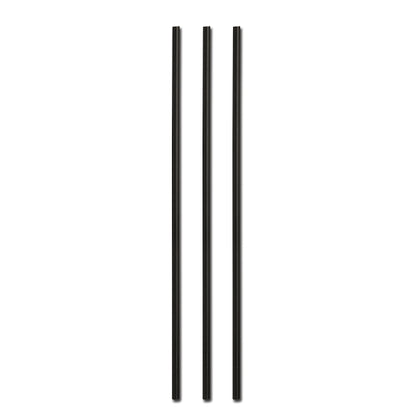 D & W 8 Inch Ebony Black Stirrer, 10 x 500 x 500 each Case - Food Containers & Lids