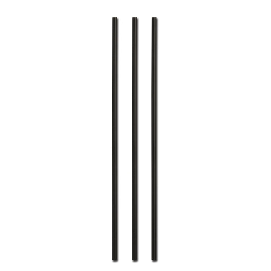 D & W 8 Inch Ebony Black Stirrer, 10 x 500 x 500 each Case - Food Containers & Lids