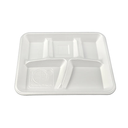 Enviroware Envirofoam Tray WHITE, 1 x 125 x 500 each Case - Fast Food Baskets & Trays