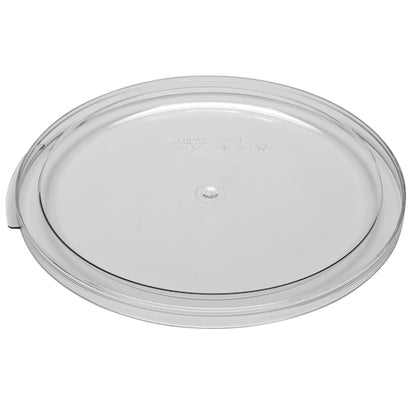 Cambro Camwear Clear Round Lid For 12, 18 & 22 Quart, 1 x 1 each Case - Food Storage Containers
