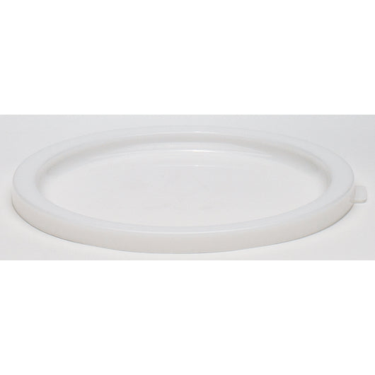 Cambro 22 Quart White Polyethylene Round Cover, 1 x 1 each Case - Food Storage Containers
