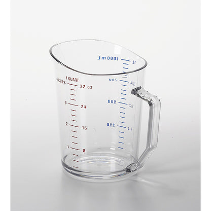 Cambro 1 Quart Clear Measuring Cup, 1 x 1 each Case - Kitchen Smallware