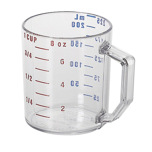 Cambro Plastic 1 Cup Clear Measuring Cup, 1 x 1 each Case - Kitchen Smallware
