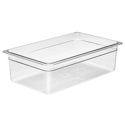 Cambro Camwear Clear Food Pan 1/1 X 6", 1 x 1 each Case - Food Storage Containers