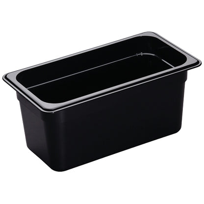 Cambro Camwear Black Food Pan 1/3 X 6", 1 x 1 each Case - DOT product image 2