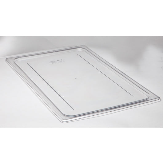 Cambro Camwear Clear Food Pan Lid 1/1 Flat Cover, 1 x 1 each Case - Food Storage Containers