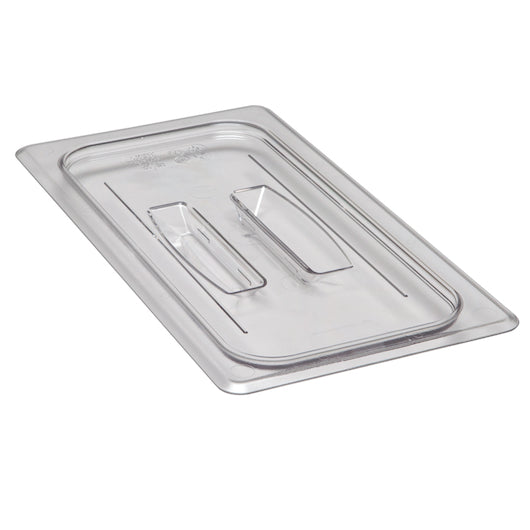 Cambro Camwear Clear Food Pan Lid 1/3 Handle, 1 x 1 each Case - Food Storage Containers